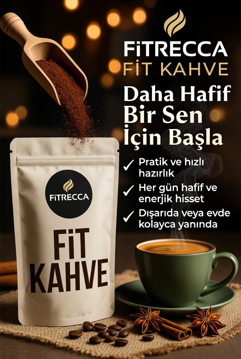 Fitrecca Fit Kahve – Longan Ekstreli (Şişkinlik Hissini Yok Eder)