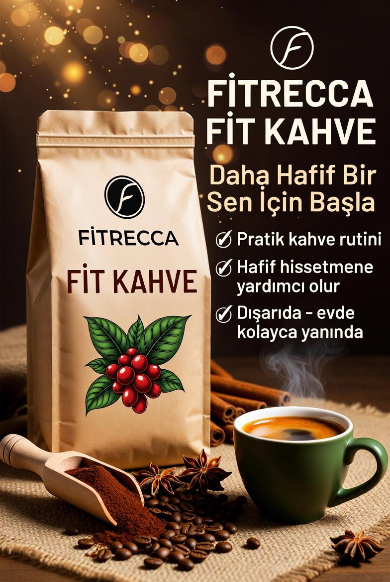 Fitrecca Fit Kahve – Longan Ekstreli (Şişkinlik Hissini Yok Eder)