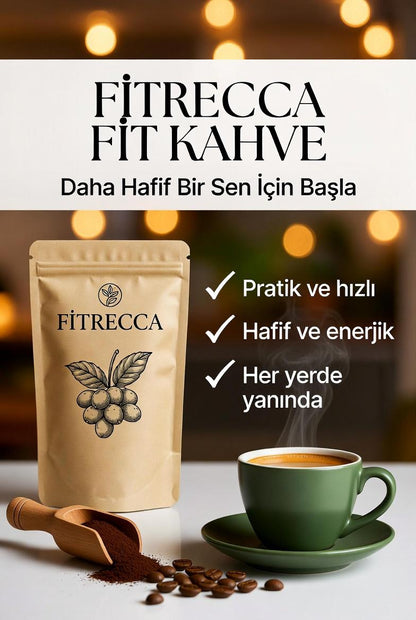 Fitrecca Fit Kahve – Longan Ekstreli (Şişkinlik Hissini Yok Eder)